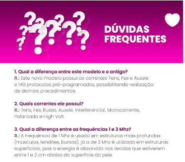 Novo Sonopulse II Ultrassom Terapêutico 1MHz 3MHz e Correntes- Ibramed