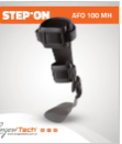 Órtese Dinâmica Ativa AFO Step-on AFO 100 / MEDIAL para Síndrome do Pé Caído, Pé Equino - Longevitech