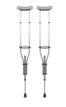 Par de Muletas Axilares de Alumínio com Regulagem de Altura D7 (2 unidades) - Dellamed