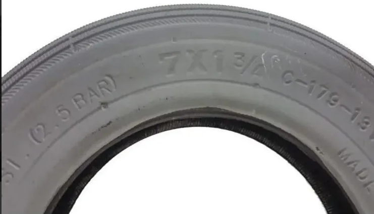Pneu Aro 07" Cadeira Max Obeso/H16/H17/Transit. - CDS