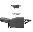 Poltrona Massageadora Elevamed até 150 kg assento 56cm - Dellamed