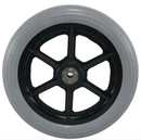 Pneu aro 07"com garfo maciço para Cad Sol Plus/Confort/H10/(Biruta Max/transit) - CDS