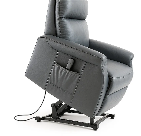 Poltrona Leito do Vovô Reclinável e Elevatória Automática Elevamed - Dellamed