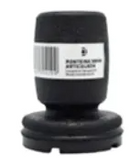 Ponteira Articulada Preta 19 MM MULETA D6 CANADENSE - Dellamed