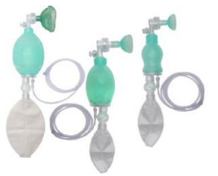 REANIMADORES PULMONARES MISSOURI EM SILICONE  MANUAL (tipo AMBU) - MIKATOS