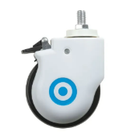 Rodízio Com Freio Compatível Com Item DX2 e DX3 - Dellamed