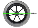 Roda Dianteira Aro 8 Para Cadeira De Rodas - Ottobock