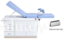 Mesa Ginecológica Luxal Com Cuba Inox - Salutem