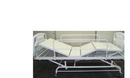 CAMA FOWLER C/ ELEVAÇÃO TUBULAR MOT. CAB/PES INJETADAS  - S- 8097- B - SALUTEM