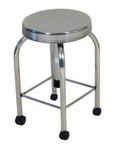 BANCO GIRATÓRIO TOTALMENTE INOX S - Salutem