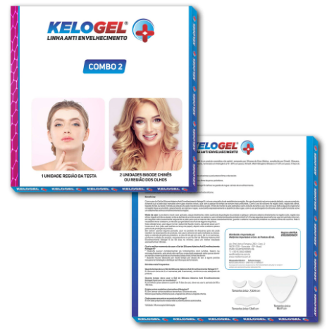 ADESIVO DE SILICONE ANTISSINAIS KIT 2 COM 1 TESTA + 2 UN OLHO OU BIGODE - MEDFORMA