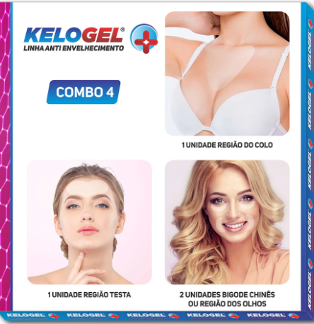 ADESIVO DE  SILICONE ANTISSINAIS KIT4 COM 1 COLO + 1 TESTA+ 2UN OLHOS - MEDFORMA