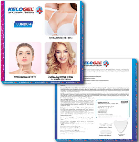 ADESIVO DE  SILICONE ANTISSINAIS KIT4 COM 1 COLO + 1 TESTA+ 2UN OLHOS - MEDFORMA