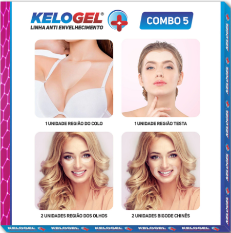 ADESIVO DE SILICONE ANTISSINAIS KIT5 REGIÃO 1COLO+1TESTA+4UN OLHOS OU BIGODE - MEDFORMA