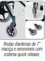 Cadeira de Rodas TPR Tilti Postural com Reclínio - Ortomobil