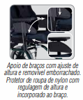 Cadeira de Rodas TPR Tilti Postural com Reclínio - Ortomobil