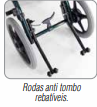 Cadeira de Rodas TPR Tilti Postural com Reclínio - Ortomobil