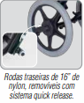 Cadeira de Rodas TPR Tilti Postural com Reclínio - Ortomobil