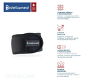 Tennis Elbow com Neoprene Ajustável, Coxim Interno e Conforto Extremo - Dellamed