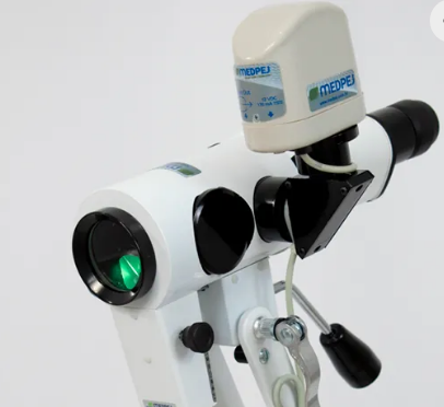 Colposcópio de Aumento Variável Binocular com Câmera - Acoplado em Mesa Ginecológica - PE 7000 VMDC - MEDPEJ