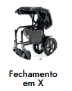 Cadeira de Rodas Motorizada Dobrável X-ULTRA LITE - Power Lite