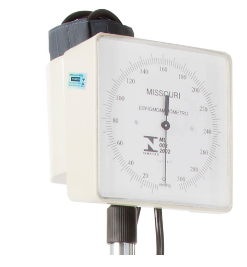 APARELHO DE PRESSÃO Aneróide Hospitalar, Mostrador tipo "Large" - Pedestal com Base ARTICULADA - MIKATOS