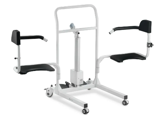 Cadeira de Transferência Multiuso com Elevação Eletrônica até 135 Kg Assento 48,5cm D80 - Dellamed