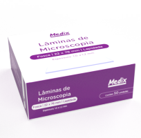 Lâmina para Microscopia - Kit com 10 caixas -  Medix
