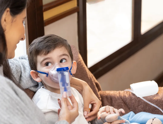 Nebulizador Inalador de Ar Comprimido Adulto e Infantil - Dellamed