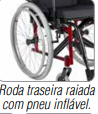 RODA RAIADA INFLÁVEL p/ Cadeira de Rodas - Ortomobil