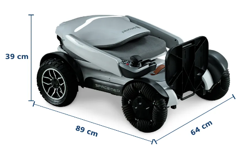 Cadeira Motorizada Dobrável até 120 Kg Assento 42cm Spacemed - Dellamed