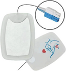 Selbstklebende Einweg-Schockelektrode für den Defibrillator DEA LIFE 400 und den Kardioverter Vivo CMOS Drake für Erwachsene und Kinder.