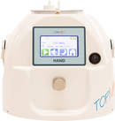 Dispositivo de Terapia por Pressão Negativa a Vácuo para o Tratamento de Feridas com Sistema Ativo de Irrigação Manual TopiVac  AMEDUS